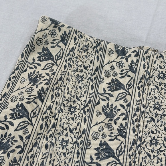 FREE PEOPLE MODERN FEMME NOVELTY MACADAMIA COMBO MINI SKIRT - Picture 5 of 12